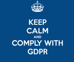 Keep calm and comply with GDPR